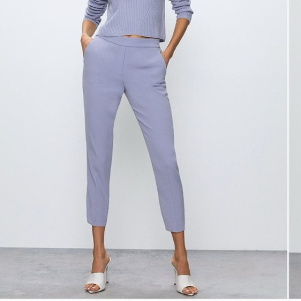 NWT Aritzia Conan Mid Rise Ankle Pants 2 Aleutian